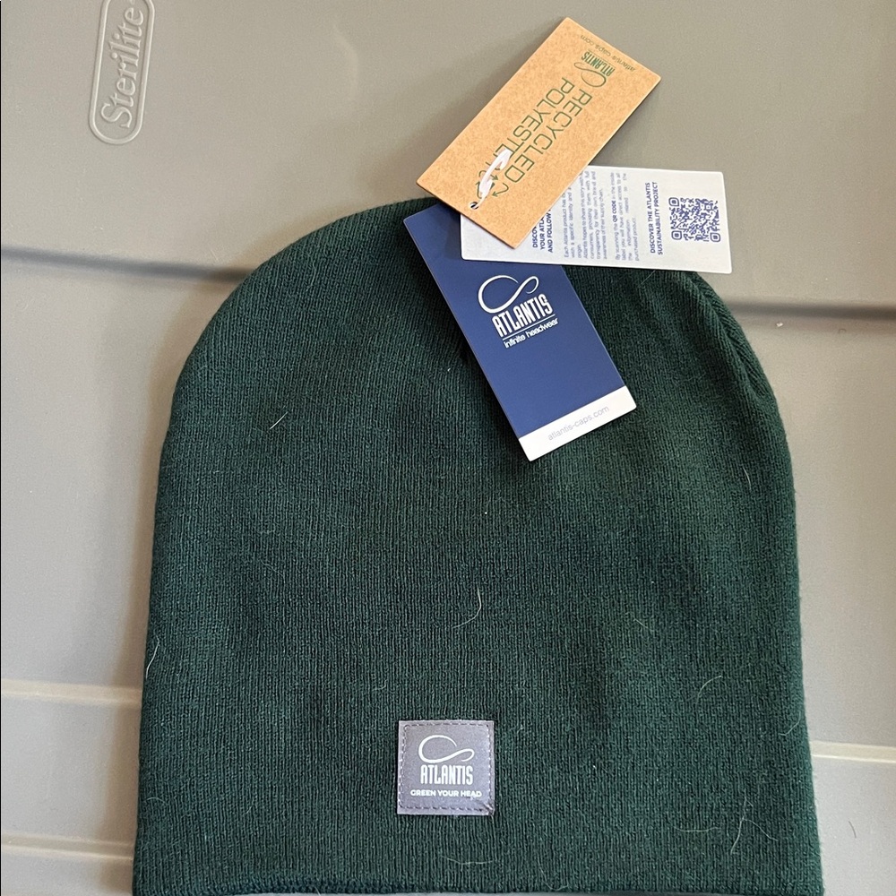 Dark Green Beanie Hat